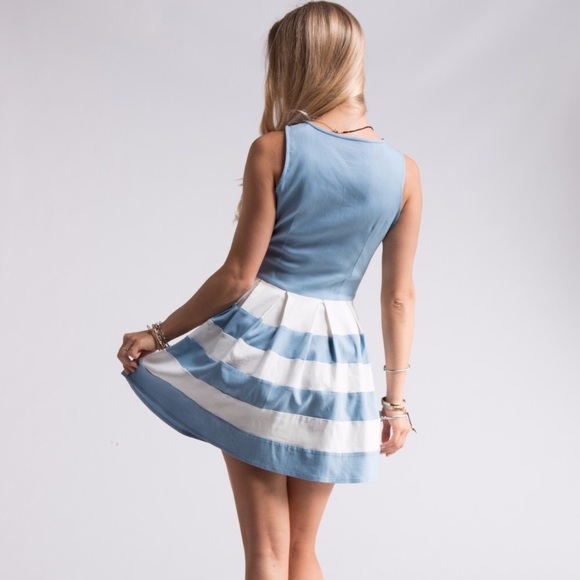 Sweetshop colorblock fit n’ flare dress - Picture 5 of 7